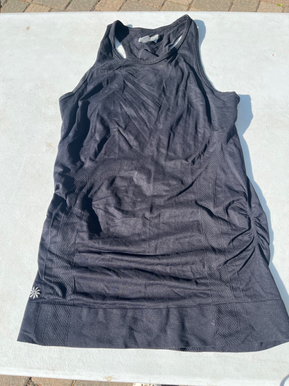 Athleta Black Racerback Performance Tank